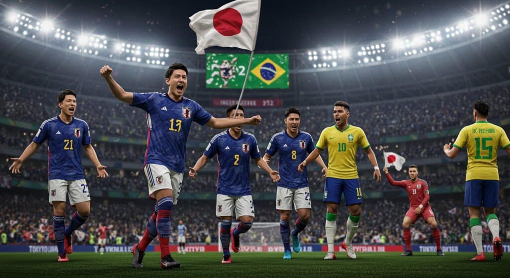 Japon Brésil 3-2 : Remontada Historique des Nippons