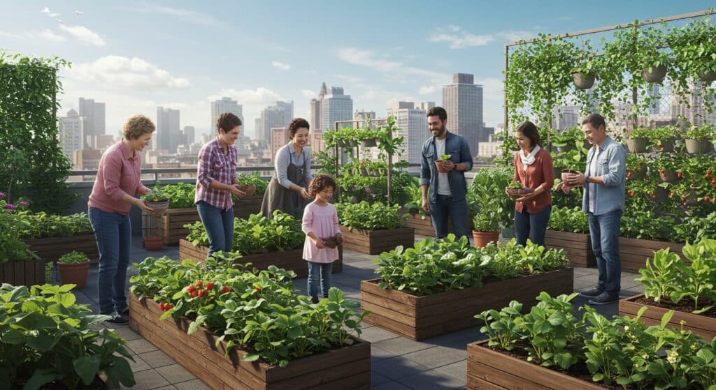 Jardin Partagé Sur Toit : Entraide Et Fraîcheur À Creil