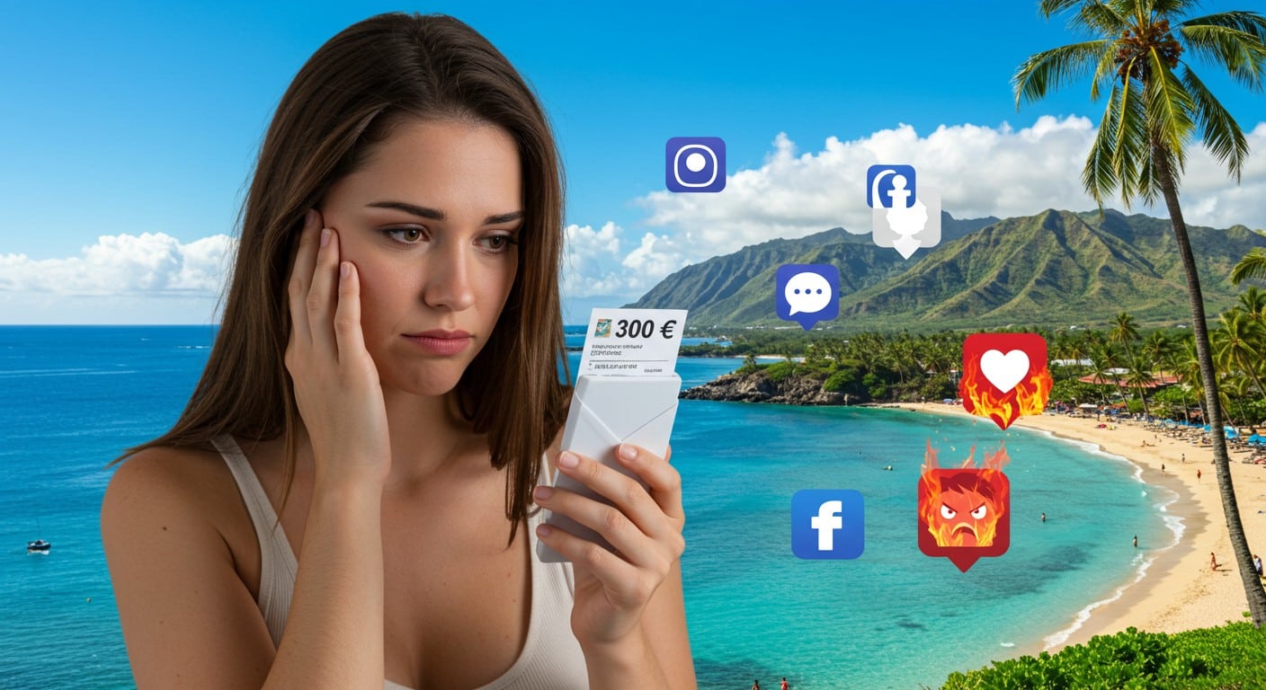 Découvrez comment un jeu-concours promettant un voyage à Hawaï s'est transformé en scandale viral sur les réseaux, avec un simple chèque de 300 euros. Une affaire qui questionne la transparence.
