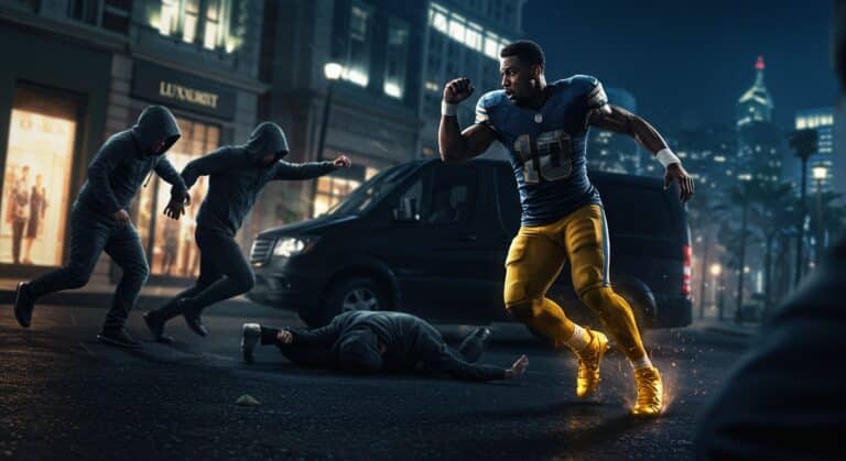 Joueur Zénith Échappe Enlèvement et Met KO Agresseurs