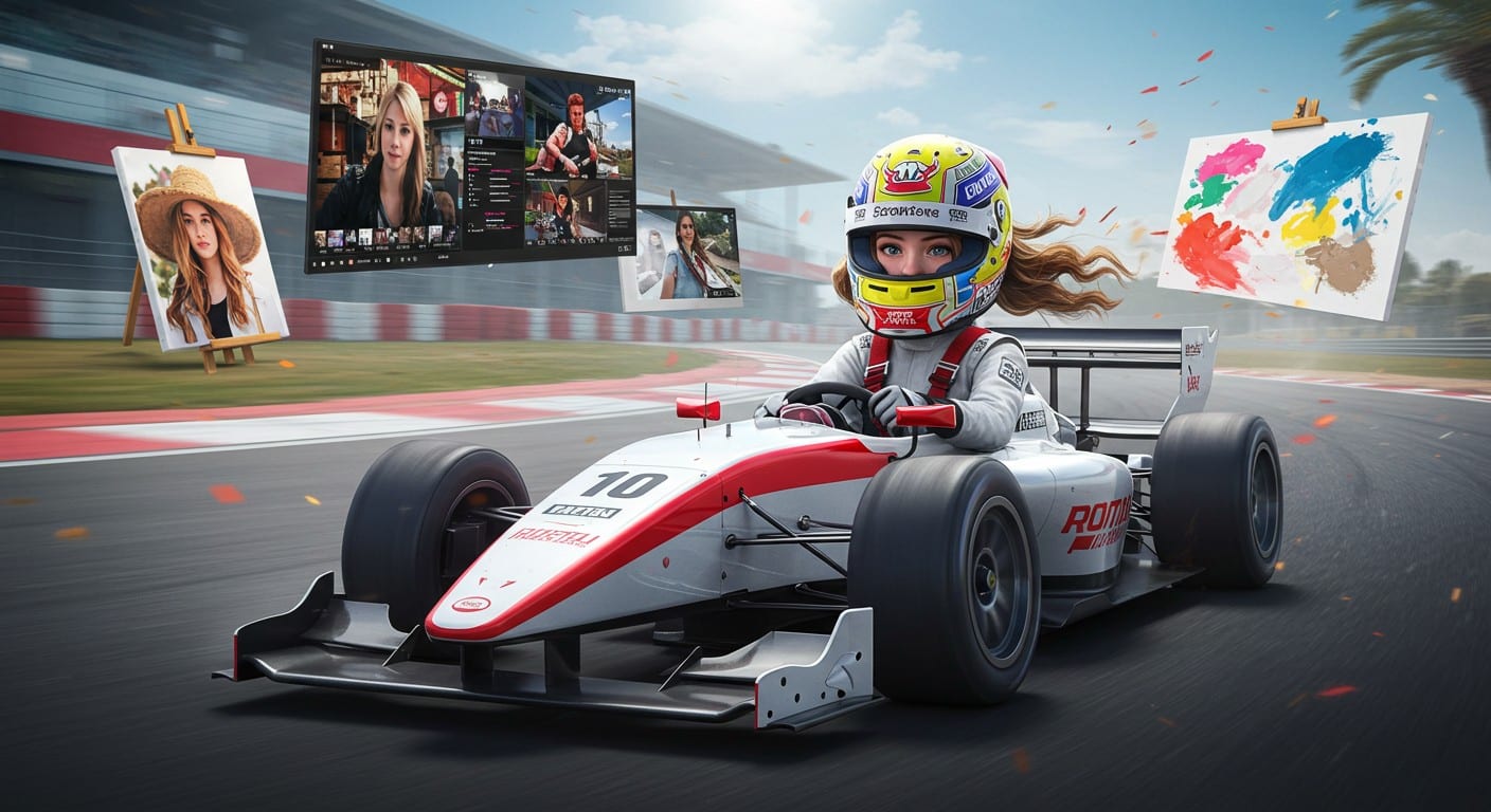 Kaatsup, 23 ans, marque l’histoire en terminant 2e au GP Explorer 2025. Découvrez son parcours, de TikTok à la course auto, et sa montée fulgurante !