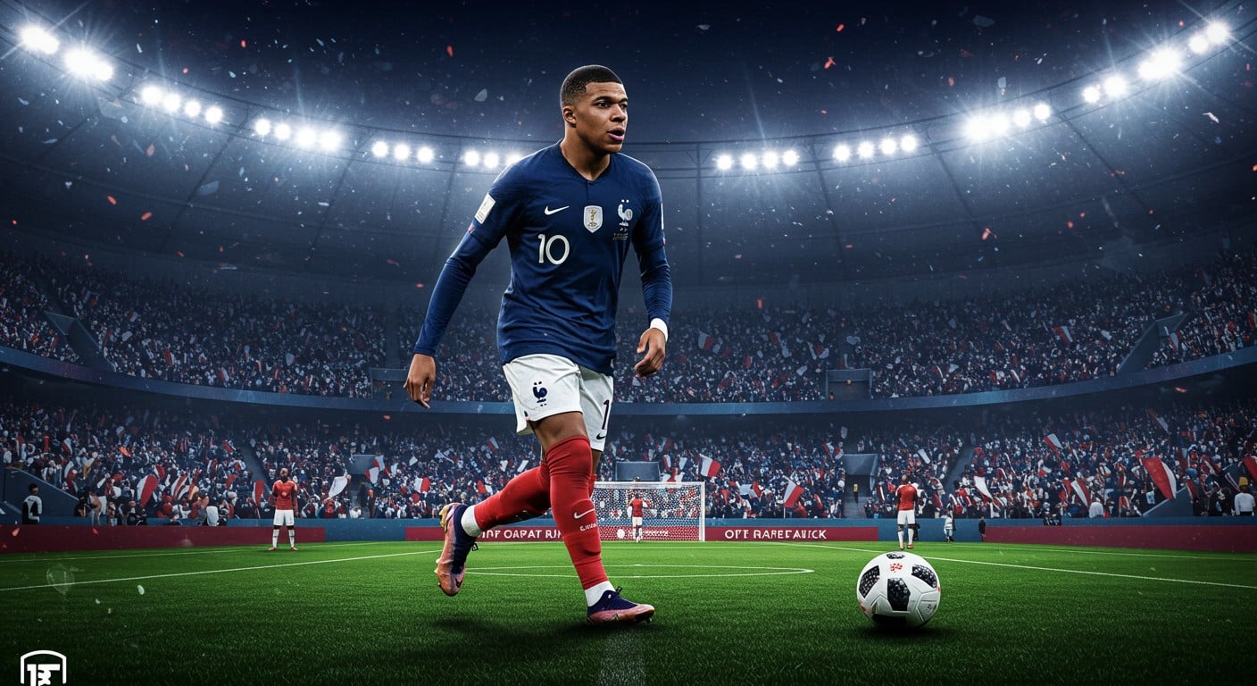 Kylian Mbappé rassure après sa blessure à la cheville. Retour prévu à l’entraînement avec le Real Madrid. Découvrez son impact en Bleus !