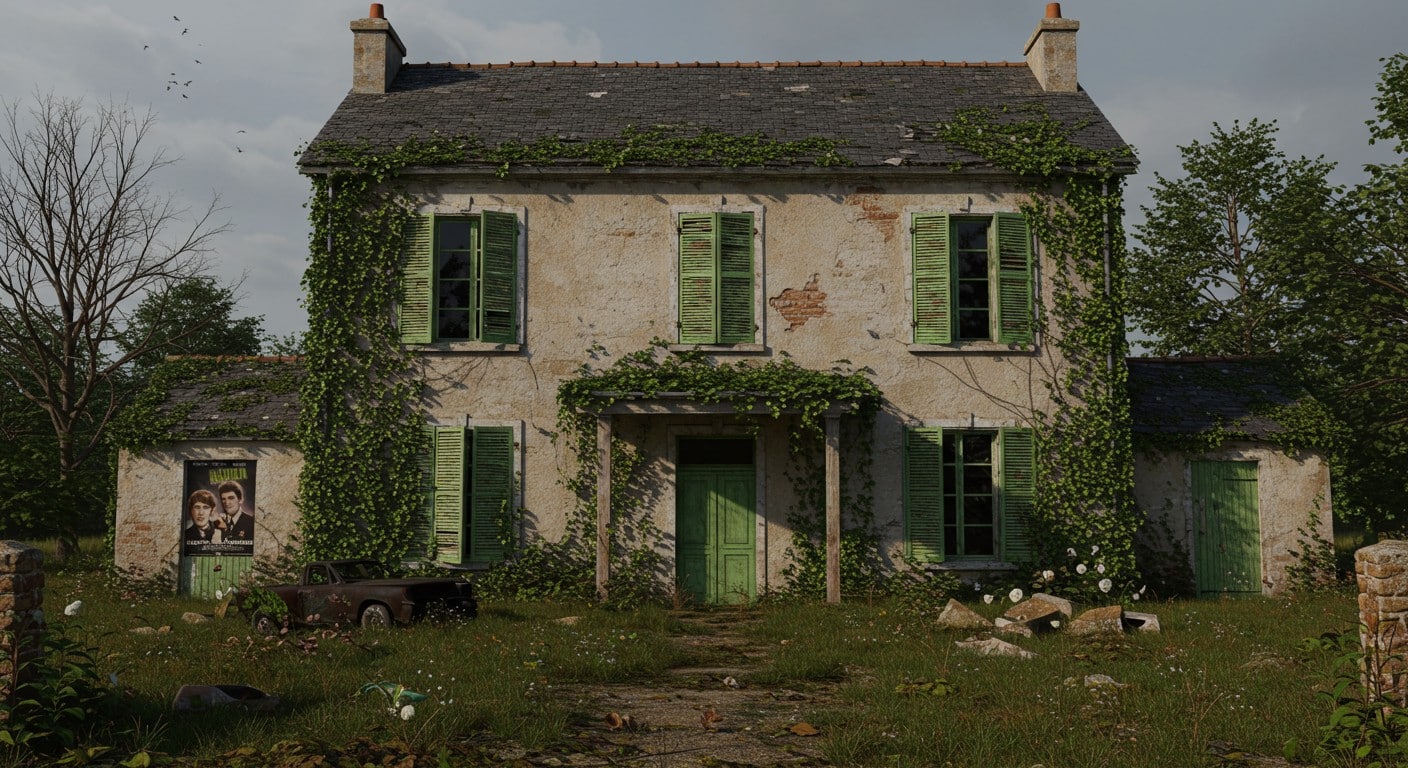 Une demeure dans la Creuse, ancien refuge de stars, tombe en ruine. Découvrez l’histoire émouvante de ce lieu chargé de souvenirs et son déclin actuel.