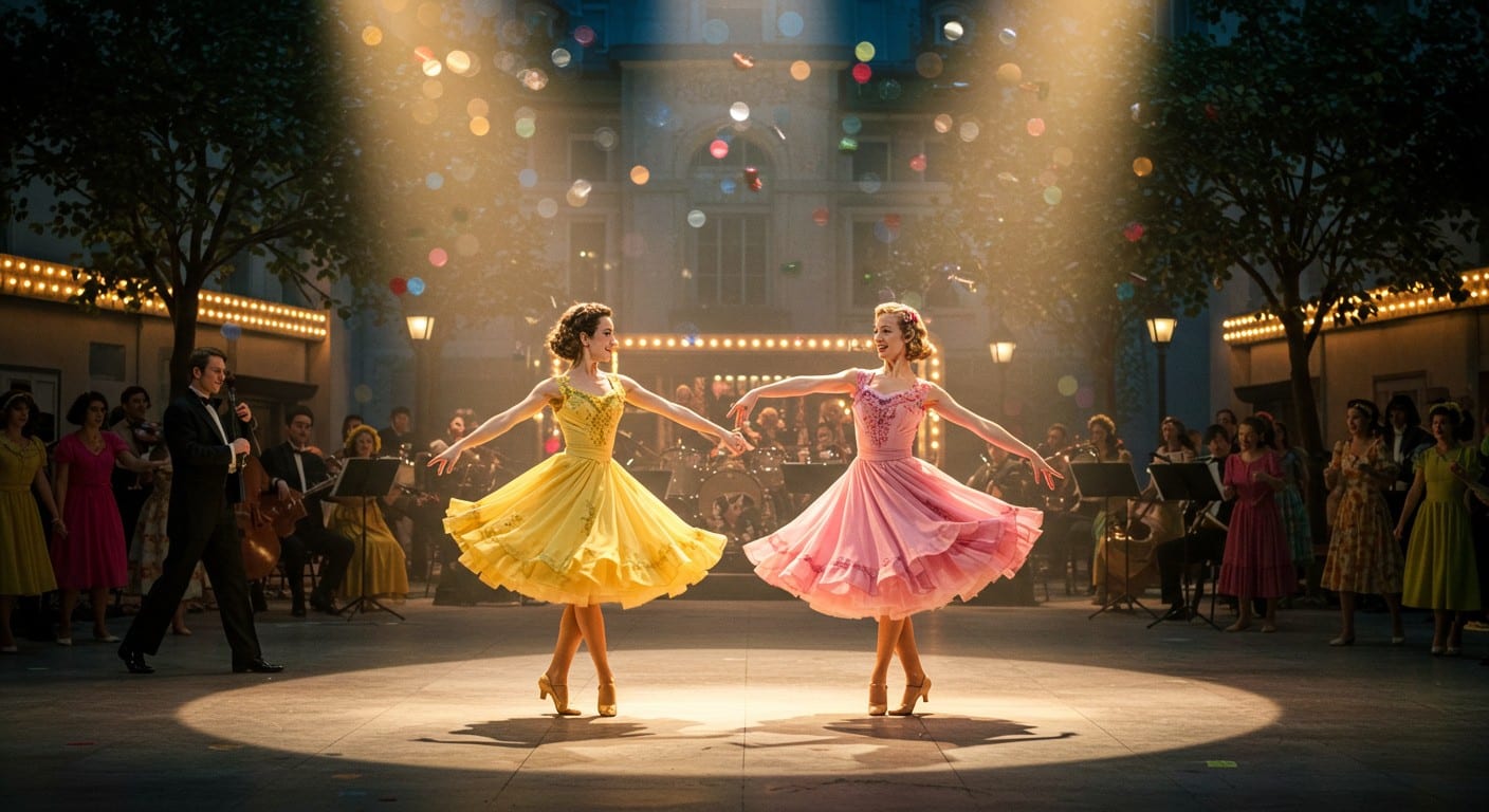Plongez dans la magie des Demoiselles de Rochefort au théâtre ! Un show vibrant, des mélodies inoubliables et des costumes sublimes pour une soirée mémorable.