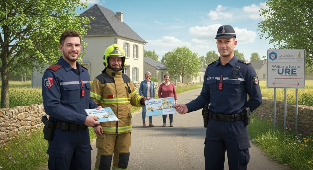 L’Eure Accueille Ses Pompiers et Gendarmes avec Éclat