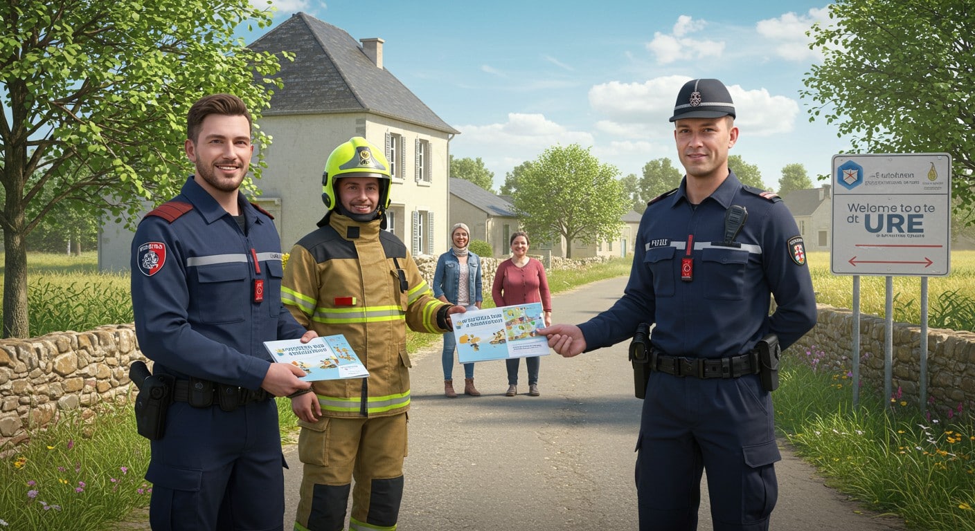 L’Eure facilite l’installation des pompiers et gendarmes avec un accueil unique : logement, écoles, emploi. Découvrez cette initiative pionnière !
