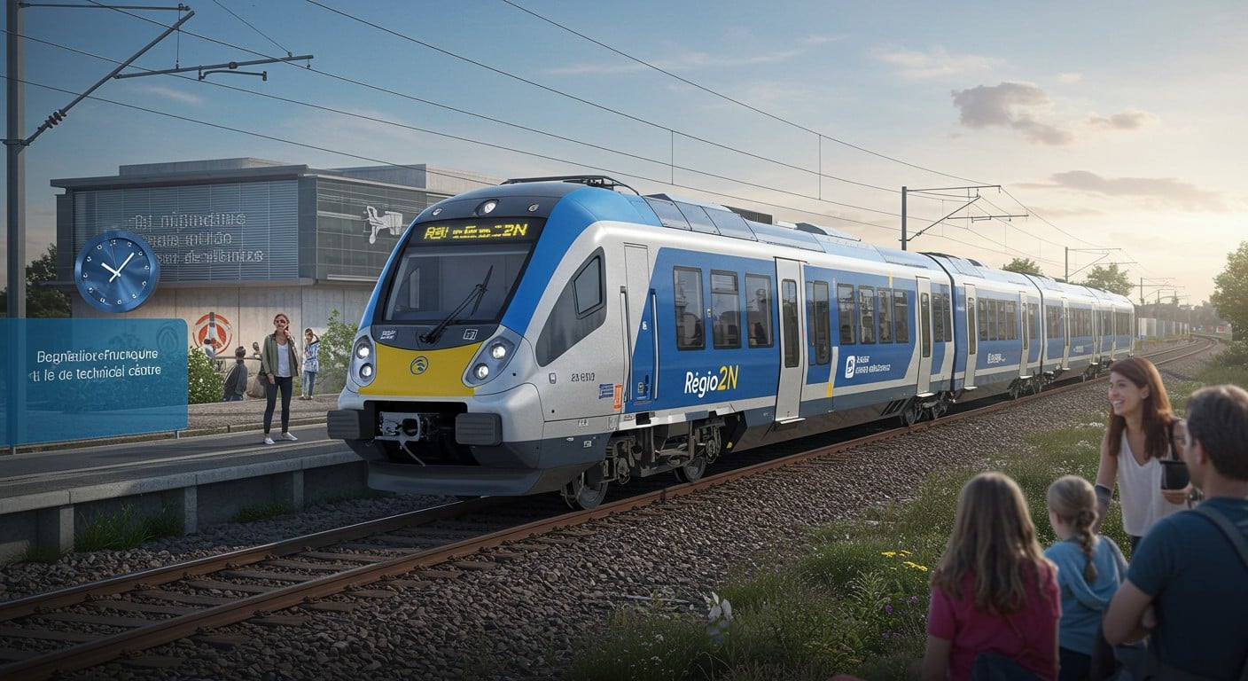 La ligne N du Transilien, plus ponctuelle que les trains suisses grâce au technicentre modernisé de Bagneux. Découvrez comment ce projet booste les transports.