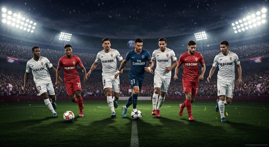 Ligue des Champions : PSG Brille, Monaco en Difficulté