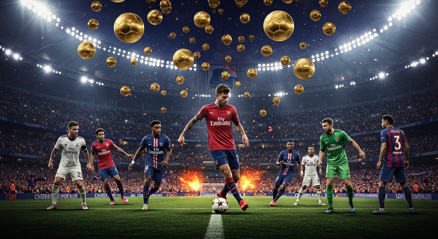 43 buts en une soirée de Ligue des Champions ! Découvrez les exploits de PSG, Arsenal, Barça et plus dans cette nuit record. Lisez pour revivre l’action !