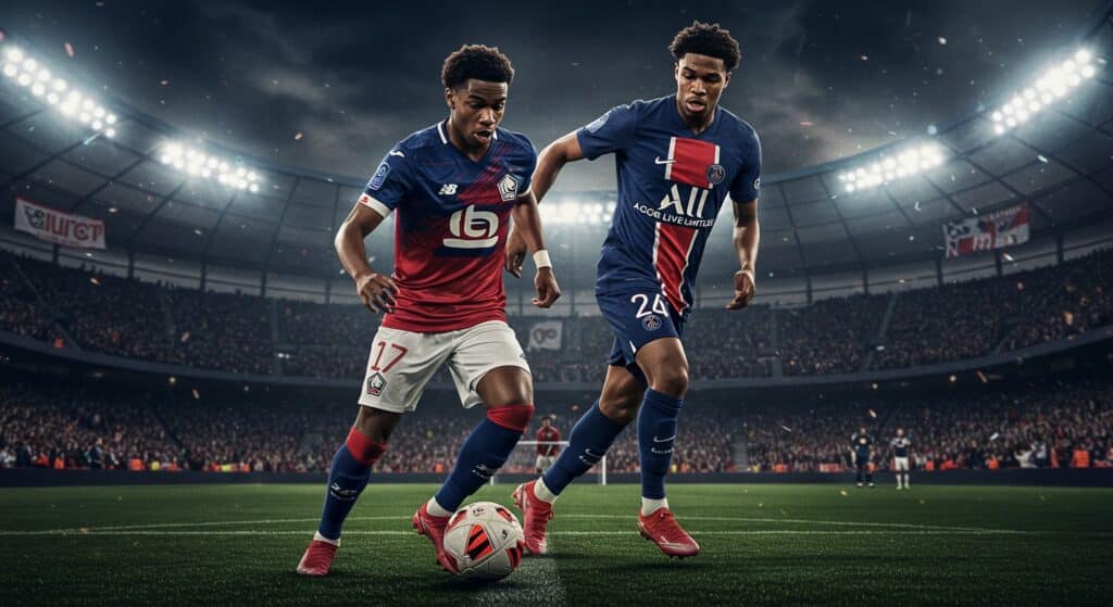 Lille-PSG 1-1 : Ndjantou Brille, Paris Frustré