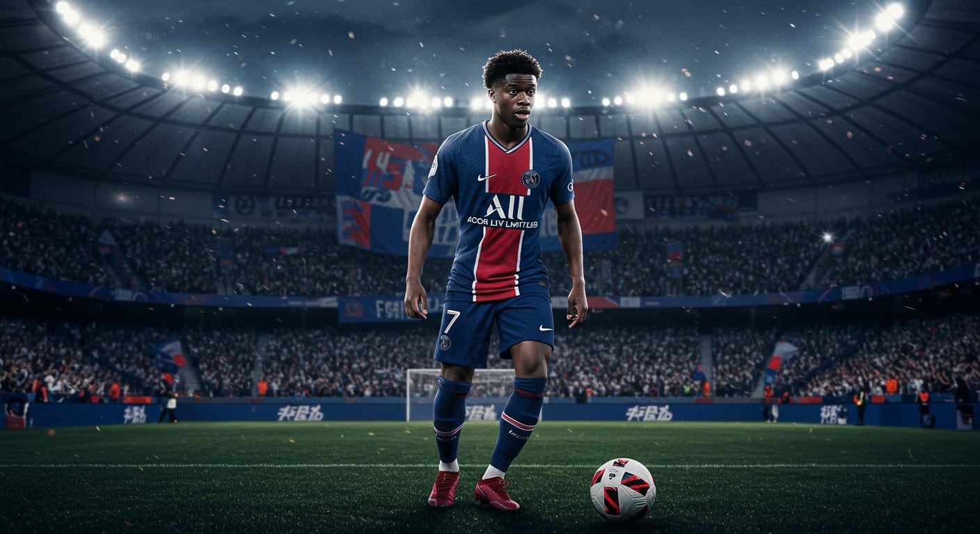 Le PSG affronte Lille avec une équipe rajeunie (22 ans de moyenne d’âge) et la première titularisation de Quentin Ndjantou. Découvrez l’analyse du match !