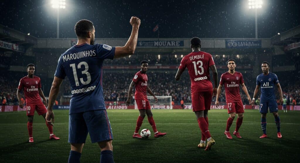 Lorient-PSG : Compo Officielle avec Marquinhos et Dembélé