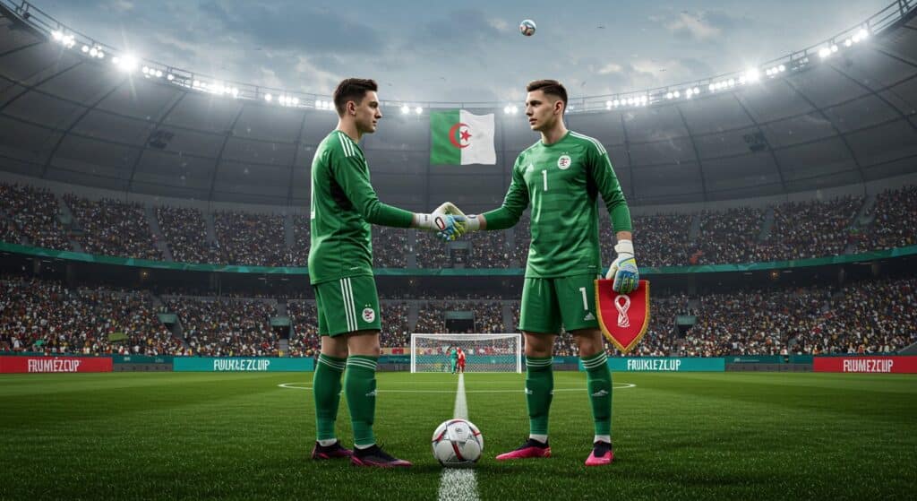 Luca Zidane Défendu par Guendouz en Équipe Algérie