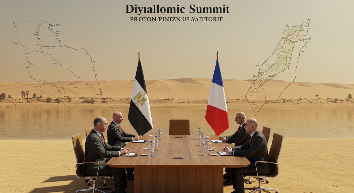 Emmanuel Macron en Égypte pour appuyer l’accord de paix à Gaza. Découvrez les enjeux diplomatiques et les défis politiques en France.