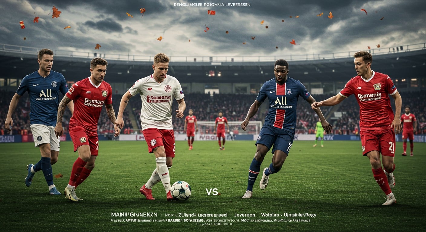 Découvrez à quelle heure et sur quelle chaîne regarder Mainz 05 contre Leverkusen, le prochain rival du PSG en Ligue des Champions. Infos, enjeux et pronostics pour ce choc de Bundesliga.