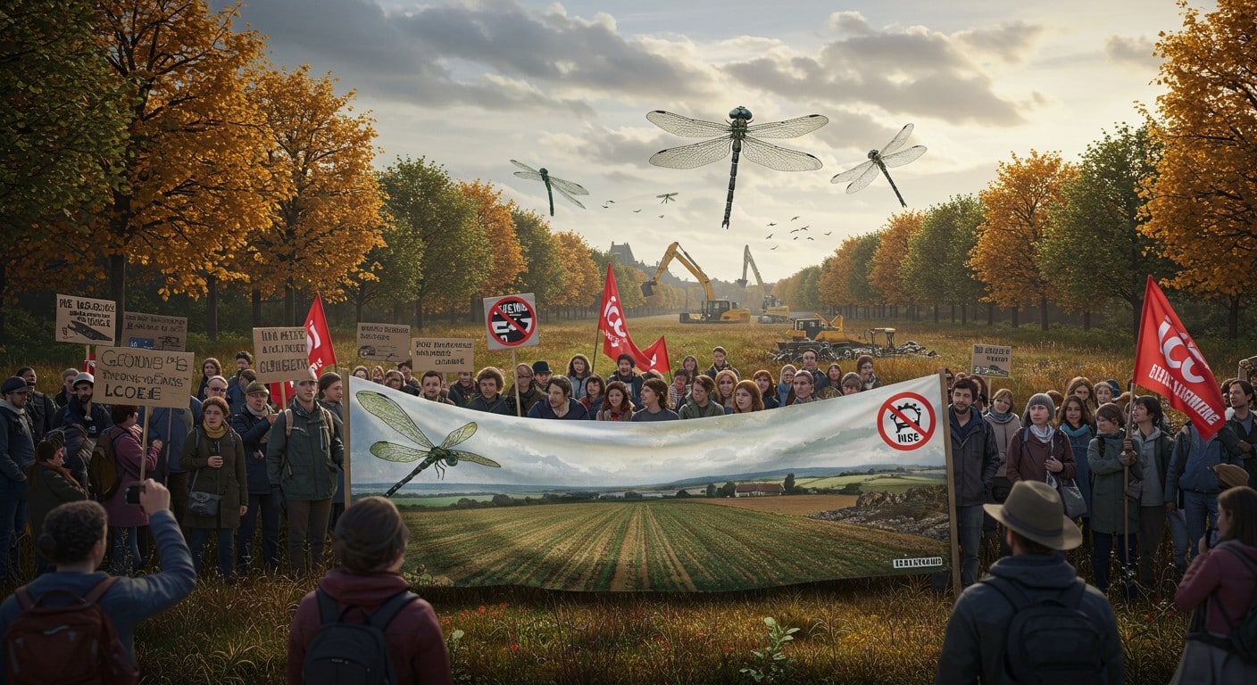 Plus de 1000 manifestants dans l’Oise s’opposent au canal Seine-Nord Europe, dénonçant son coût et son impact écologique. Découvrez les enjeux de ce projet controversé.