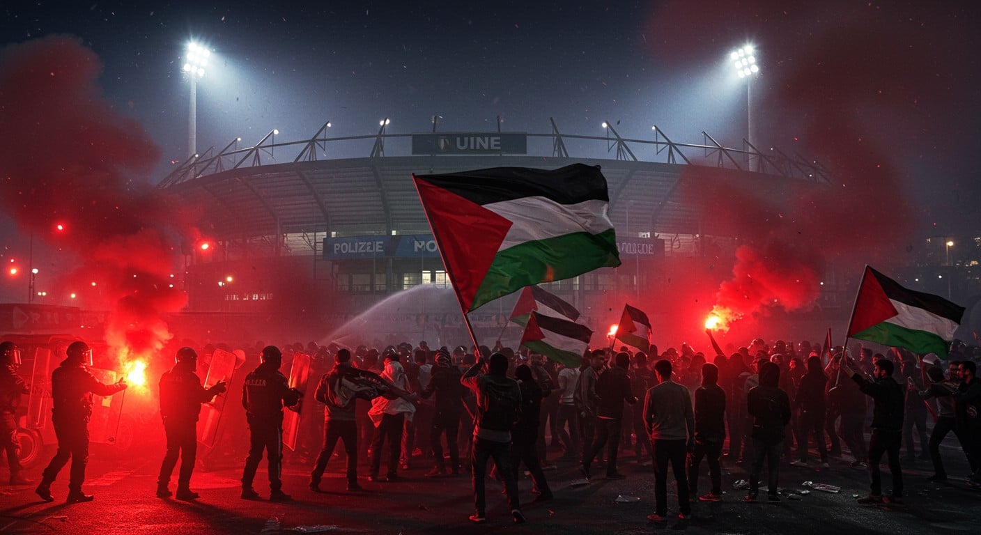 Découvrez les heurts lors de la manifestation pro-palestinienne en marge du match Italie-Israël à Udine. Analyse des tensions géopolitiques et impacts sur le sport mondial.