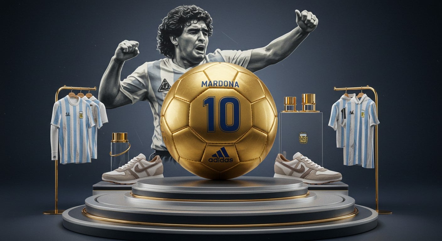 Les héritiers de Maradona s’allient à une entreprise suédoise pour relancer sa marque. Découvrez comment ils perpétuent son héritage !
