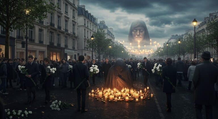 Marche Blanche à Paris : Hommage à Melvin, Victime d’Insécurité