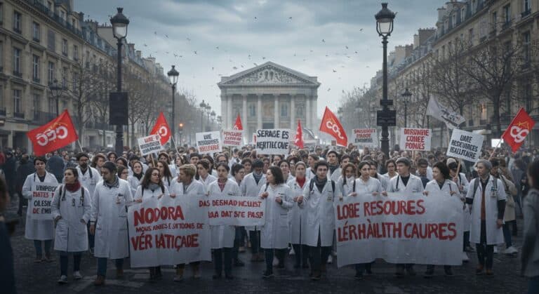 Marche Blanche à Paris : La Santé en Crise Réclame des Moyens