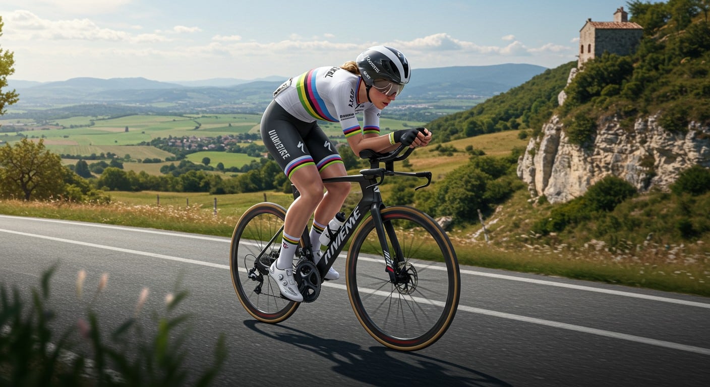 Marlen Reusser remporte son 4e titre européen en contre-la-montre. Découvrez son parcours, ses exploits et l’avenir du cyclisme féminin !