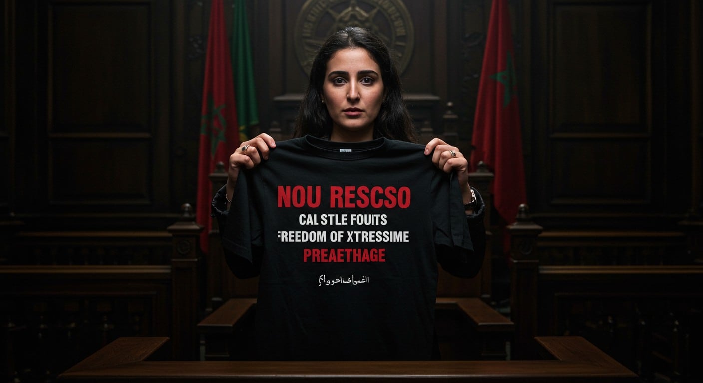 Une militante marocaine écope de 2,5 ans de prison pour un t-shirt provocateur. Découvrez les enjeux de liberté d’expression au Maroc.