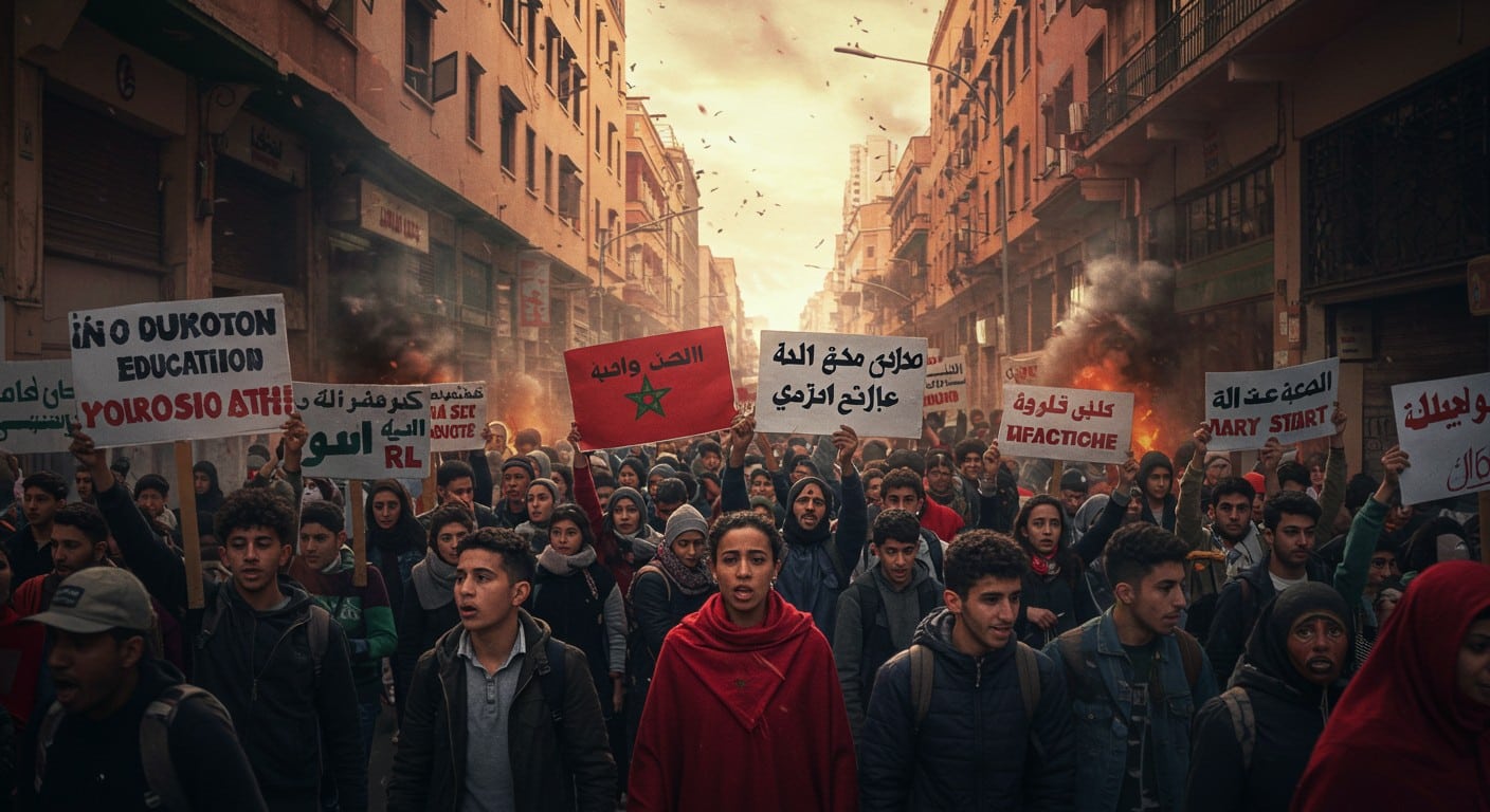 La GenZ212 au Maroc lutte pour plus de justice sociale, mais des casseurs ternissent leur mouvement. Découvrez les enjeux et tensions de cette révolte inédite.