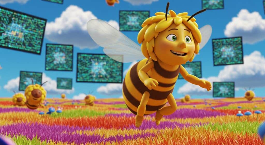 Maya l’Abeille Revit Grâce à l’IA : Retour sur Écran