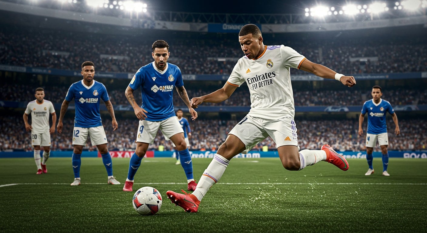 Découvrez comment Kylian Mbappé, de retour de blessureAnalysant la requête- La demande porte sur la génération d'un article de blog en français à partir d'un article sur un match de football impliquant Kylian Mbappé. , a marqué un but décisif pour offrir la victoire 1-0 au Real Madrid contre Getafe. Analyse complète et stats exclusives.