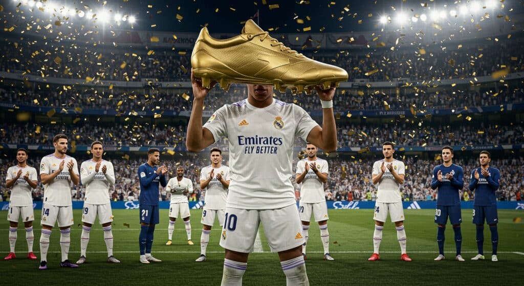 Mbappé Soulier d’Or au Bernabeu : Une Première Historique