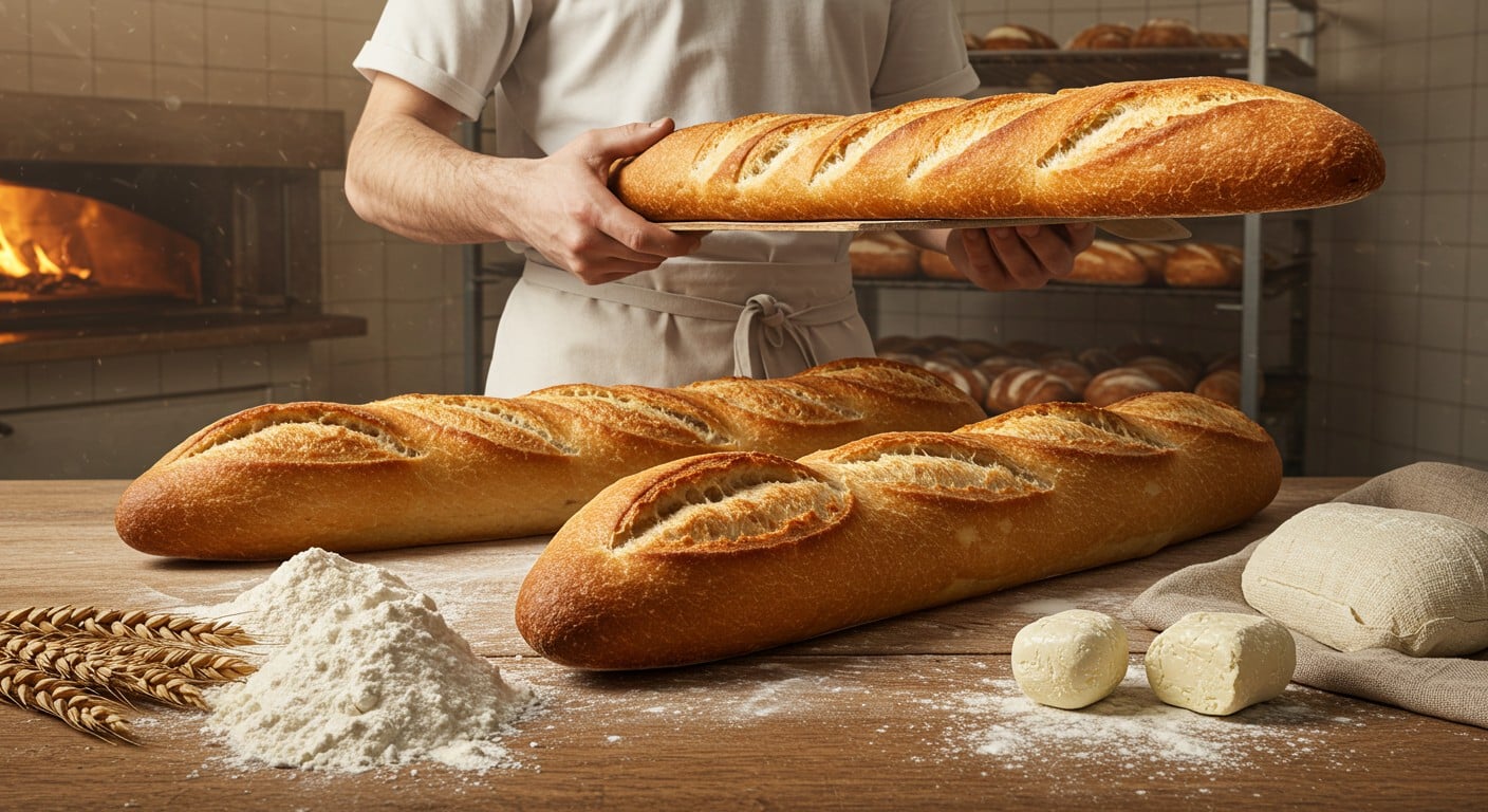 Découvrez le secret d'une baguette exceptionnelle : très peu de levure et fermentation longue. Jean-Baptiste Bertrand triomphe au concours du Val-de-Marne. Recette, astuces et coulisses d'un artisan passionné.