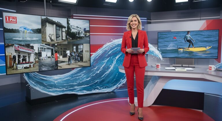 Mélanie Taravant Brille au 13 Heures de France 2