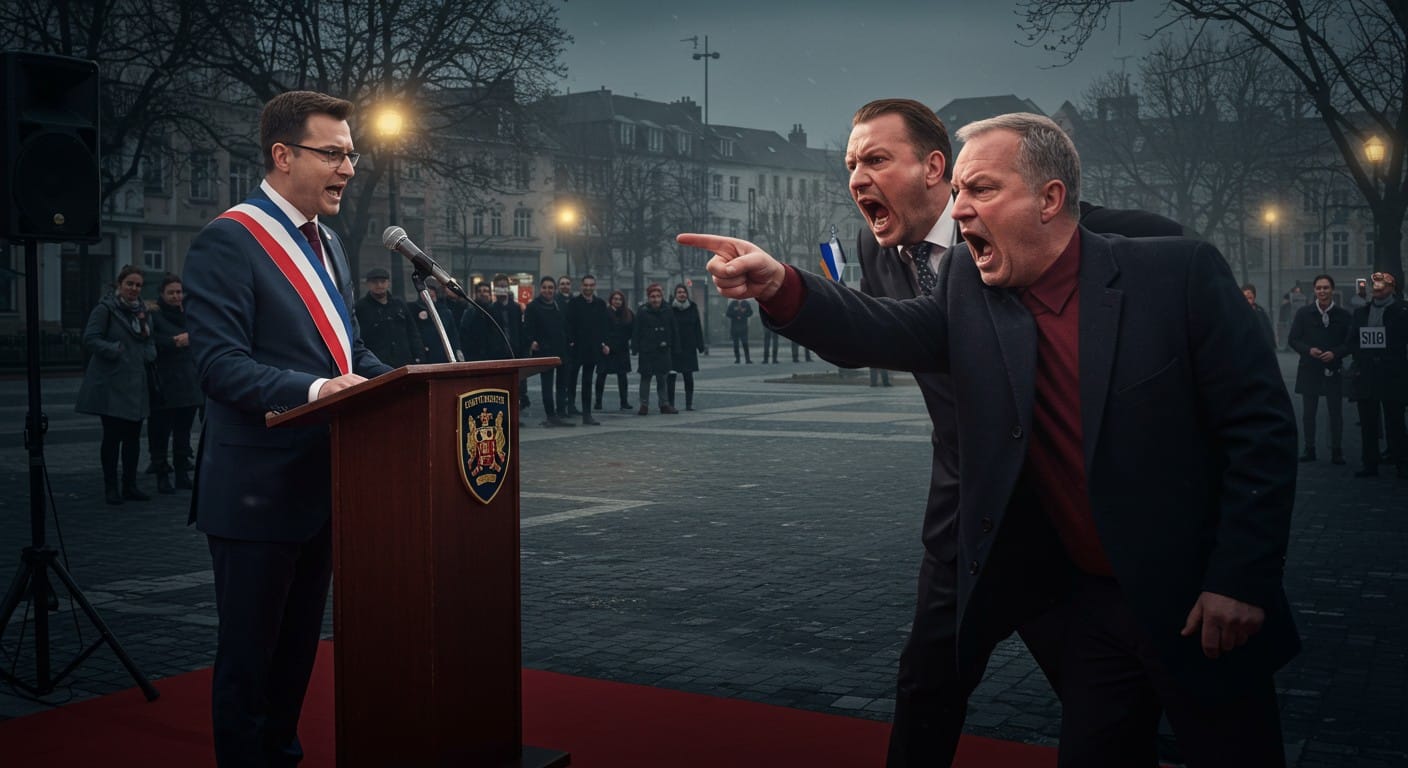 Un maire socialiste menacé de mort lors d'une inauguration à Saint-Ouen. Découvrez les détails choquants, le contexte de violenceAnalysant l'article- L'article porte sur une menace de mort contre le maire de Saint-Ouen, avec des détails sur l'incident lors d'une inauguration et le procès à venir. et ce que cela révèle sur la société. Procès en avril.