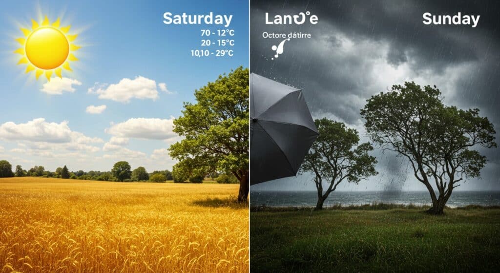 Météo Week-End France : Soleil Samedi, Pluie Dimanche