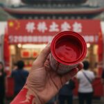 Militante Ouïghoure Condamnée : Acte de Peinture à la Fête de l’Humanité