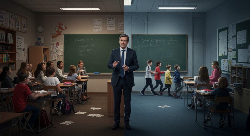 Ministre Éducation Assume Privé Enfants