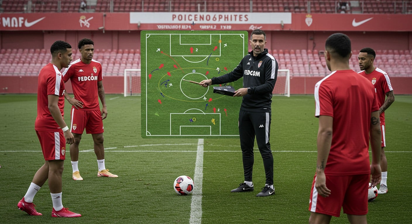 Monaco adopte la polyvalence sous Pocognoli : chaque joueur maîtrise deux postes. Découvrez comment cette stratégie transforme l'équipe en Ligue 1.