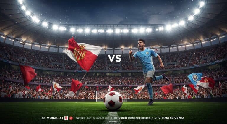 Monaco Manchester City : Heure et Chaîne TV Ligue des Champions