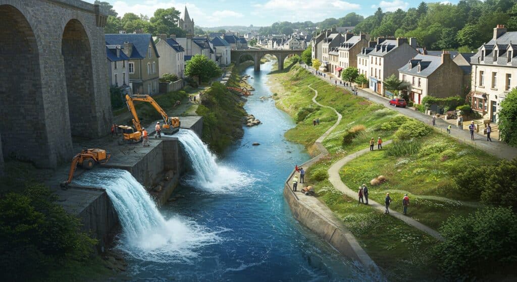 Morlaix Débétonnise Sa Rivière Pour Éviter Inondations