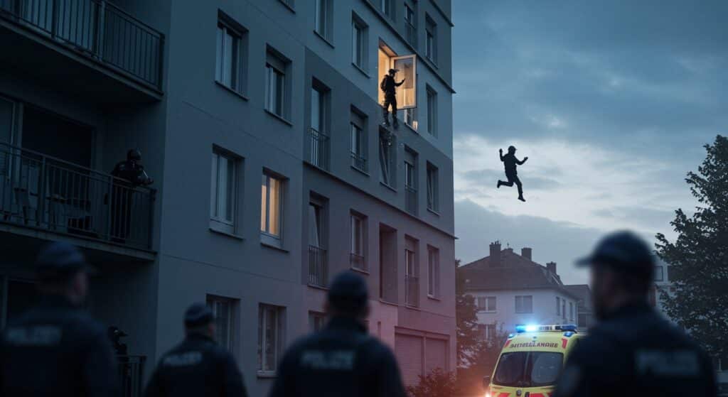 Mulhouse : Homme Se Défenestre Avant Interpellation