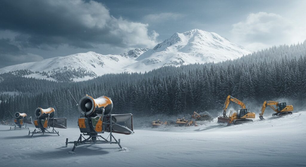 Neige Artificielle : La Clusaz Face au Défi Climatique