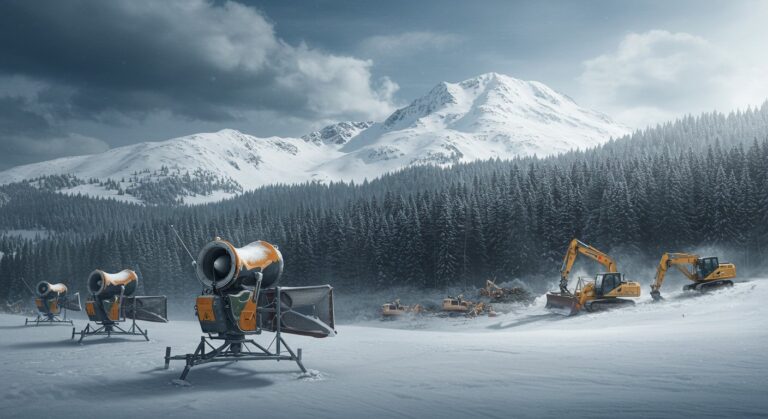 Neige Artificielle : La Clusaz Face au Défi Climatique