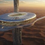 Neom Stadium : Arène Suspendue à 350m pour 2034