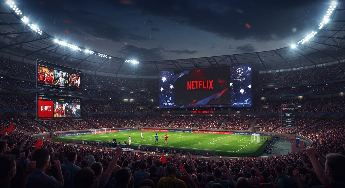 Netflix pourrait diffuser un match par journée de Ligue des Champions dès 2027. Découvrez comment cela pourrait changer le football et les droits TV !