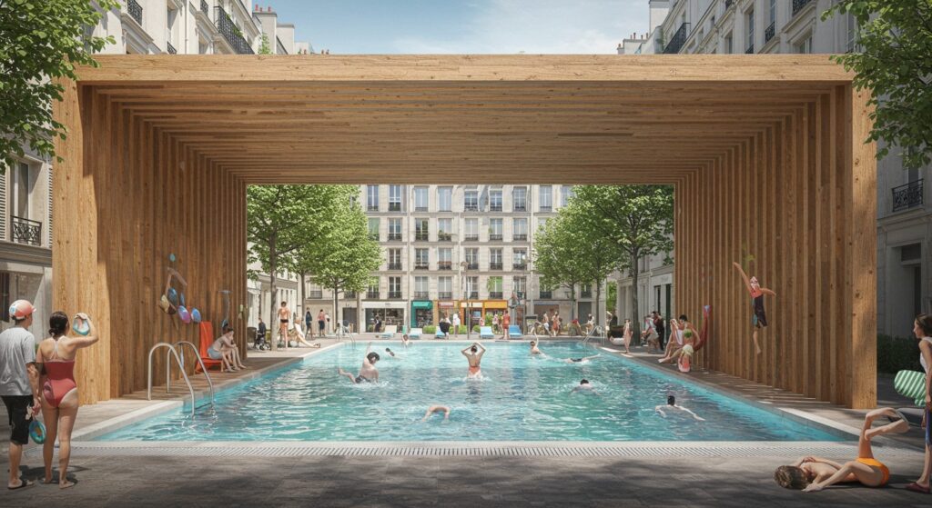 Nouvelle Piscine À Paris : Solita-Salgado Ouvre Ses Portes