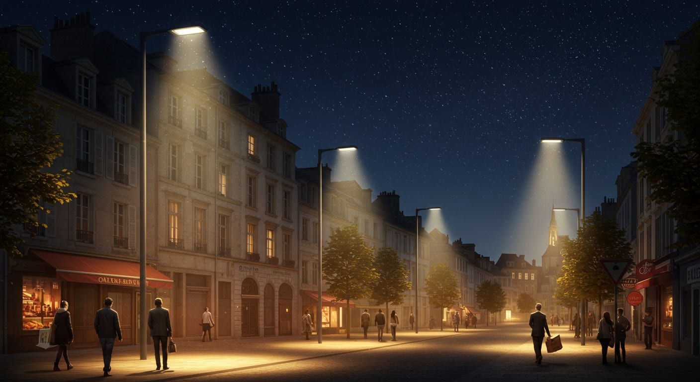 Orléans rétablit l'éclairage public nocturne avec des LED économes. Découvrez comment la ville allie sécurité, économies et écologie.