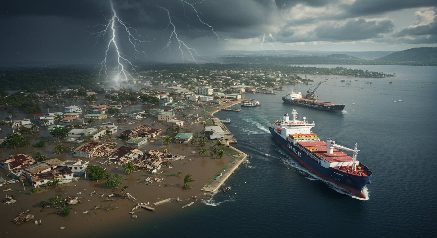 Découvrez l'impact record de l'ouragan Melissa en Jamaïque, vents à 300 km/h, et l'aide humanitaire urgente de la France. Solidarité face à la catastrophe.