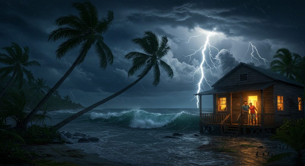 Ouragan Melissa en Jamaïque : Peur et Vent Hurlant