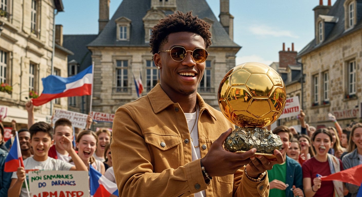 Ousmane Dembélé présente son Ballon d’Or à Évreux, sa ville natale, dans une fête vibrante. Découvrez cet événement émouvant et son lien avec ses racines.
