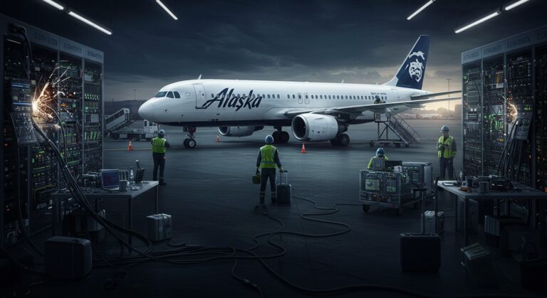 Panne Informatique : Alaska Airlines Clouée au Sol